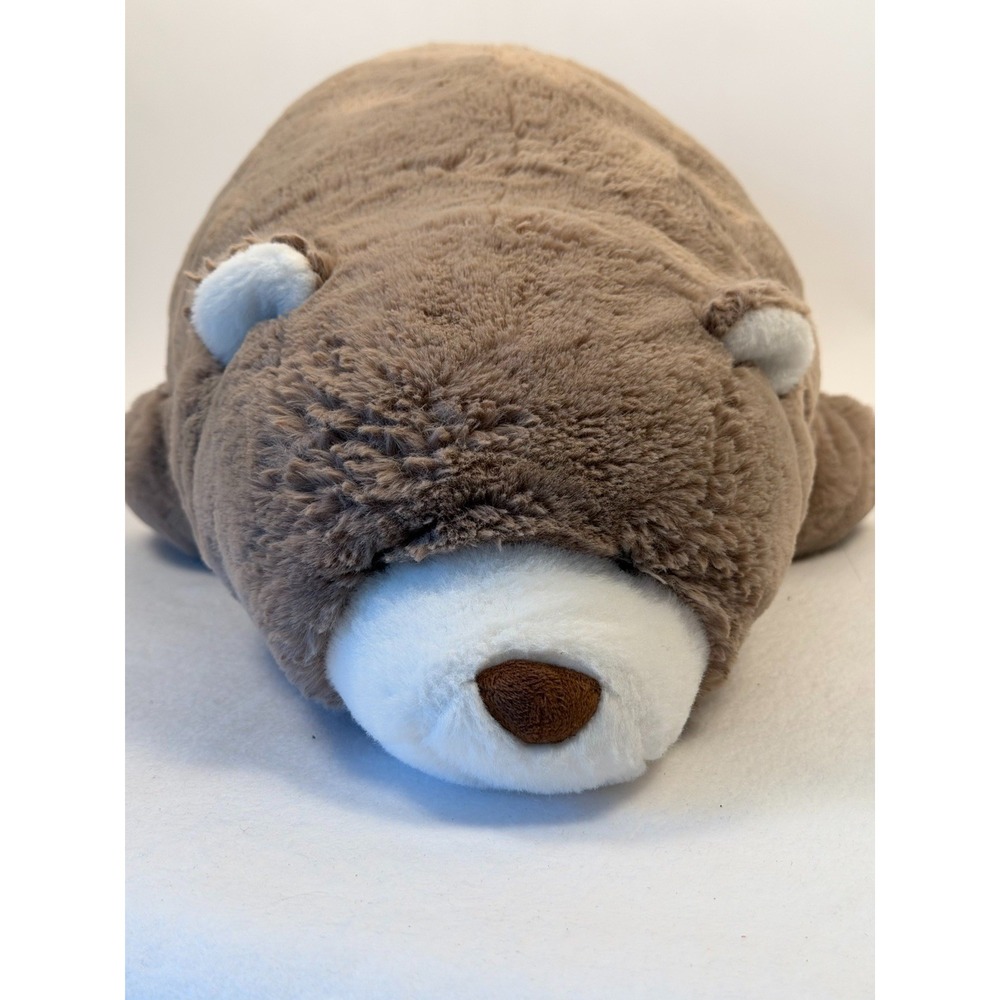⭐️RARE HTF GRAIL COLLECTIBLE⭐️ GUND 27" SNUFFLES BEAR LAYING/LYING DOWN BROWN